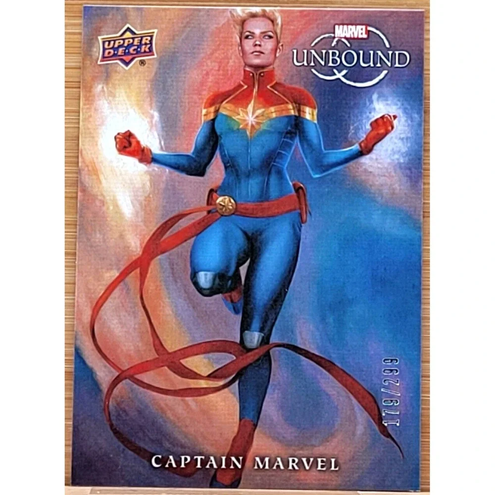 2022 MARVEL UNBOUND CAPTAIN MARVEL CANVAS‎ #D/299
